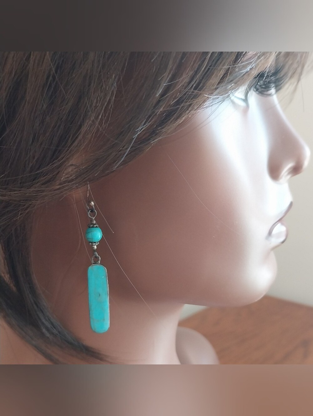 Taxco Turquoise Drop Earrings